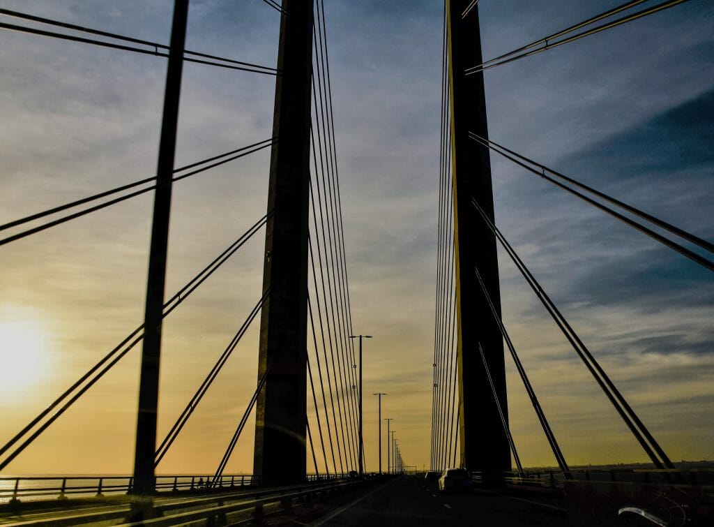 Malmo Sweden Oresund Bridge