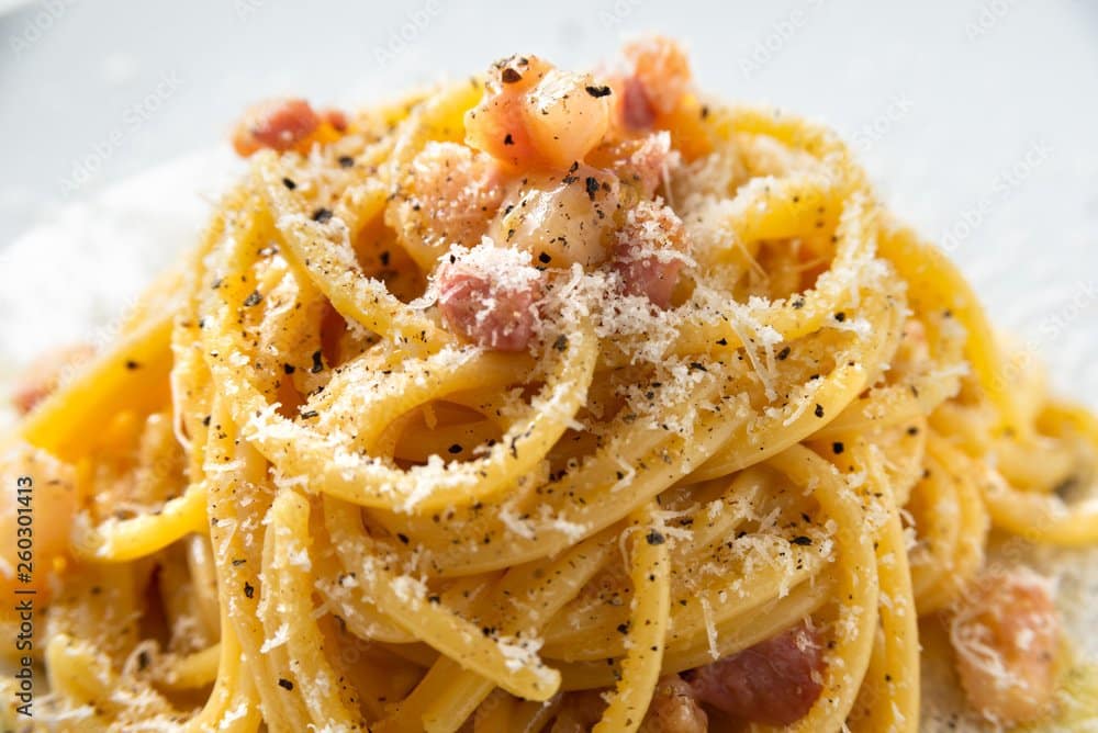 Traditional Pasta Carbonara Wanderers Compass Travel Blog
