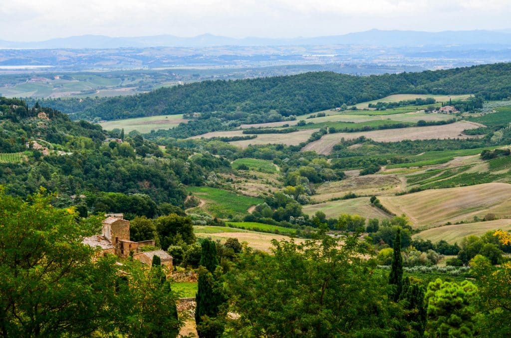 Valley from Montepulciano