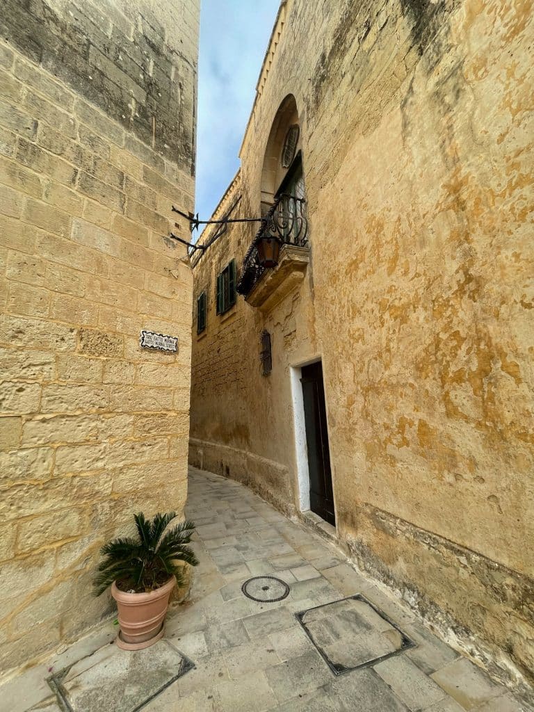 Alleyways of Mdina Malta